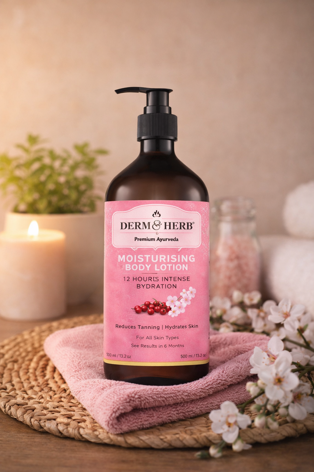 Intense Moisturising Body Lotion With Coconut Oil & Shea Butter - Image 3